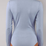 Body a Collo Alto in Modal - DENIM - 6018