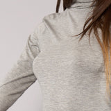 Dolcevita Manica Lunga Collo Alto in Modal - GRIGIO MELANGE - 6020