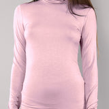 Dolcevita Manica Lunga Collo Alto in Modal - MALVA - 6020