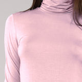 Dolcevita Manica Lunga Collo Alto in Modal - MALVA - 6020