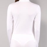 Dolcevita Manica Lunga Collo Alto in Modal - MILK - 6020