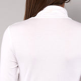 Dolcevita Manica Lunga Collo Alto in Modal - MILK - 6020
