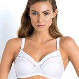 Reggiseno in cotone senza imbottitura e senza ferretto - BIANCO - 90