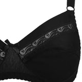 Reggiseno in cotone senza imbottitura e senza ferretto - NERO - 90