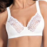 Reggiseno francese foderato in cotone senza ferretto - BIANCO - 940