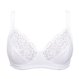 Reggiseno francese foderato in cotone senza ferretto - BIANCO - 940