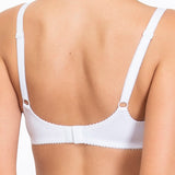 Reggiseno francese, foderato in cotone, con ferretto - BIANCO - 942