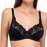 Reggiseno francese, foderato in cotone, con ferretto - NERO - 942