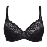 Reggiseno francese, foderato in cotone, con ferretto - NERO - 942