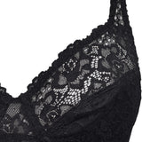 Reggiseno francese, foderato in cotone, con ferretto - NERO - 942