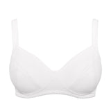 Reggiseno francese, foderato in cotone, senza ferretto - BIANCO - 960