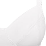 Reggiseno francese, foderato in cotone, senza ferretto - BIANCO - 960