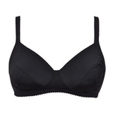 Reggiseno francese, foderato in cotone, senza ferretto - NERO - 960