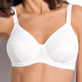 Reggiseno francese, foderato in cotone, con ferretto - BIANCO - 962