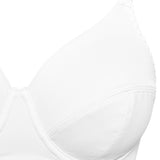 Reggiseno francese, foderato in cotone, con ferretto - BIANCO - 962