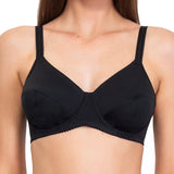 Reggiseno francese, foderato in cotone, con ferretto - NERO - 962