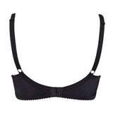 Reggiseno francese, foderato in cotone, con ferretto - NERO - 962