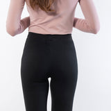 Leggings sportivo con interno in pile e tasche - NERO - LG01