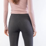 Leggings gessato con interno in micropile - VARIANTE UNICA - LG05