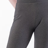 Leggings gessato con interno in micropile - VARIANTE UNICA - LG05