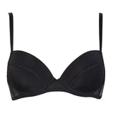 Reggiseno con coppe imbottite e ferretto - NERO - 7612