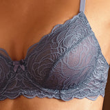 Reggiseno francese con ferretto e slip - DENIM - 76205