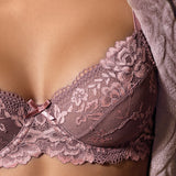 Reggiseno francese con ferretto e slip - MALVA - 76305