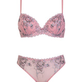 Reggiseno con coppe imbottite, ferretto e brasiliana - MALVA - 76427