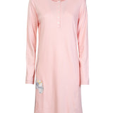 Camicia da notte serafino a manica lunga, lunghezza 90 cm in taglia S - ROSA ANTICO - AS25