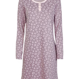 Camicia da notte serafino a manica lunga, lunghezza 90 cm in taglia S - PINK - NA25