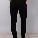 Leggings sportivo con interno in pile - NERO - 4 - NERO - LG01