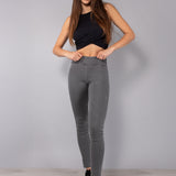 Leggings Jeans - DARK GREY - 4 - DARK GREY - LG02