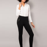 Leggings con interno in pile - NERO - 4 - NERO - LG06