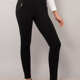 Leggings con interno in pile - NERO - 4 - NERO - LG06