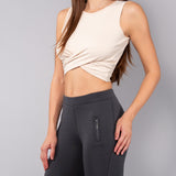 Leggings con interno in pile - GRIGIO MELANGE - 4 - GRIGIO MELANGE - LG06