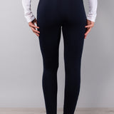 Leggings con interno in pile - BLU - 4 - BLU - LG06