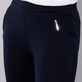 Leggings con interno in pile - BLU - 4 - BLU - LG06