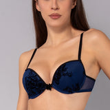 Push-up con coppe graduate e ferretto - NERO - 7824
