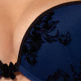 Push-up con coppe graduate e ferretto - NERO - 7824