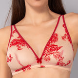 Triangolo alto non imbottito senza ferretto - ROSSO - 7826