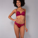 Reggiseno con coppe imbottite e ferretto - CHERRY - 7832