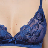 Triangolo non imbottito senza ferretto - BLU - 7836
