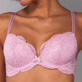 Reggiseno con coppe imbottite e ferretto - ROSA - 7852