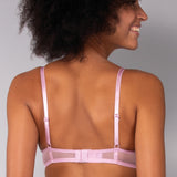 Reggiseno con coppe imbottite e ferretto - ROSA - 7852