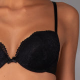 Push-up con coppe graduate e ferretto - NERO - 7854