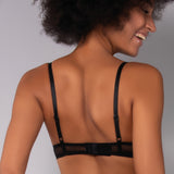 Push-up con coppe graduate e ferretto - NERO - 7854