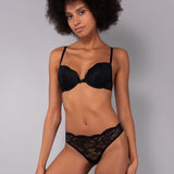 Push-up con coppe graduate e ferretto - NERO - 7854