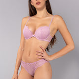 Push-up con coppe graduate e ferretto - ROSA - 7854