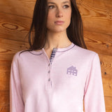 Pigiama serafino - ROSA - 7 - ROSA - CD15