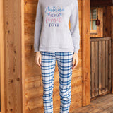 Pigiama serafino - BLUE - 7 - BLUE - OS16
